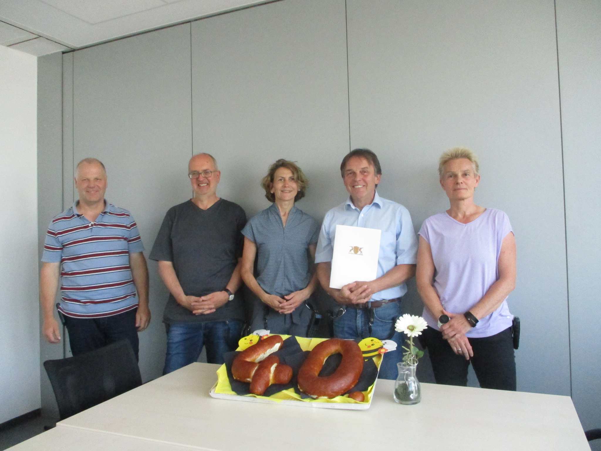40 jähriges Dienstjubiläum Eberhard Belz